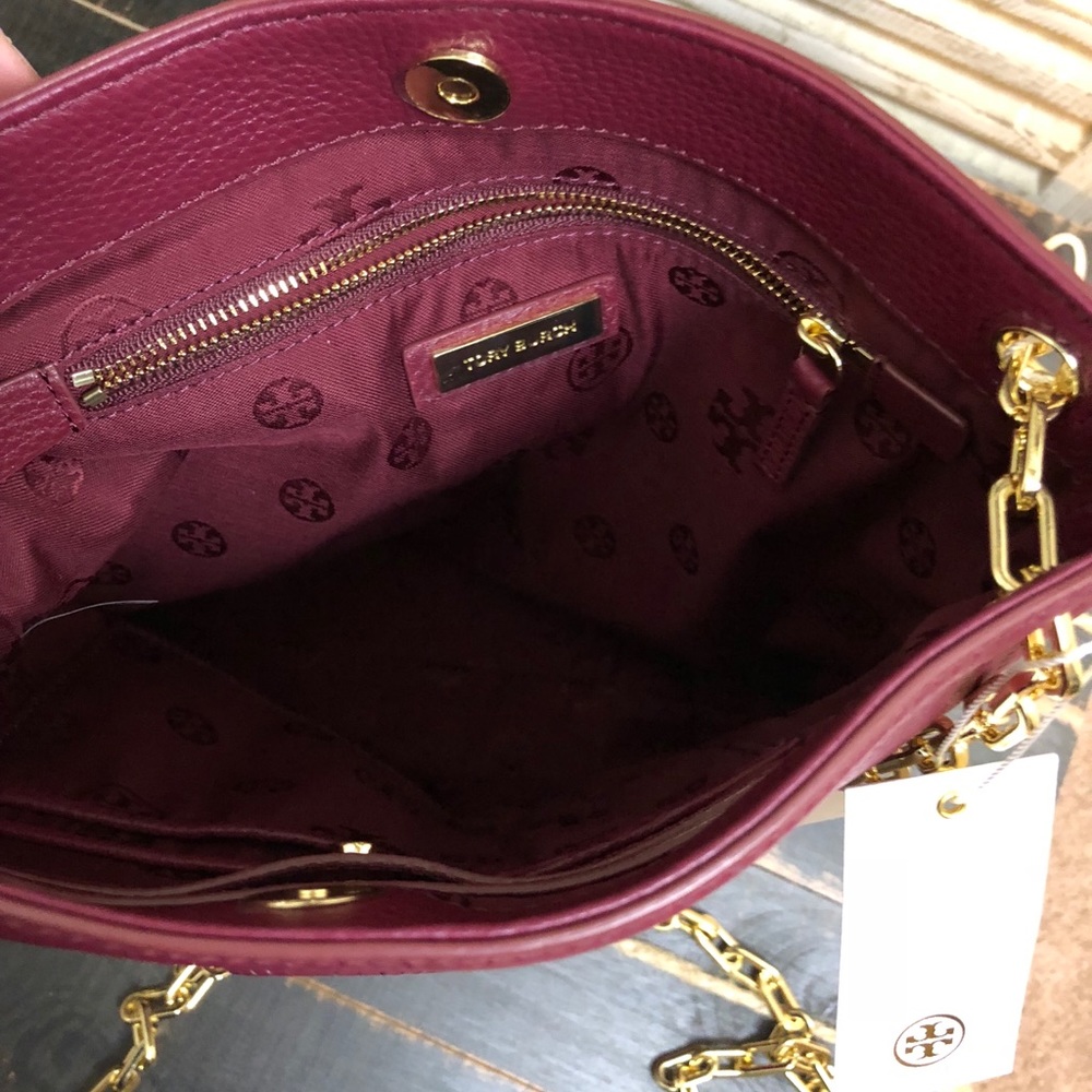 TORY BURCH WhipStitch Logo Swingpack Handbag - Picture 8 of 8